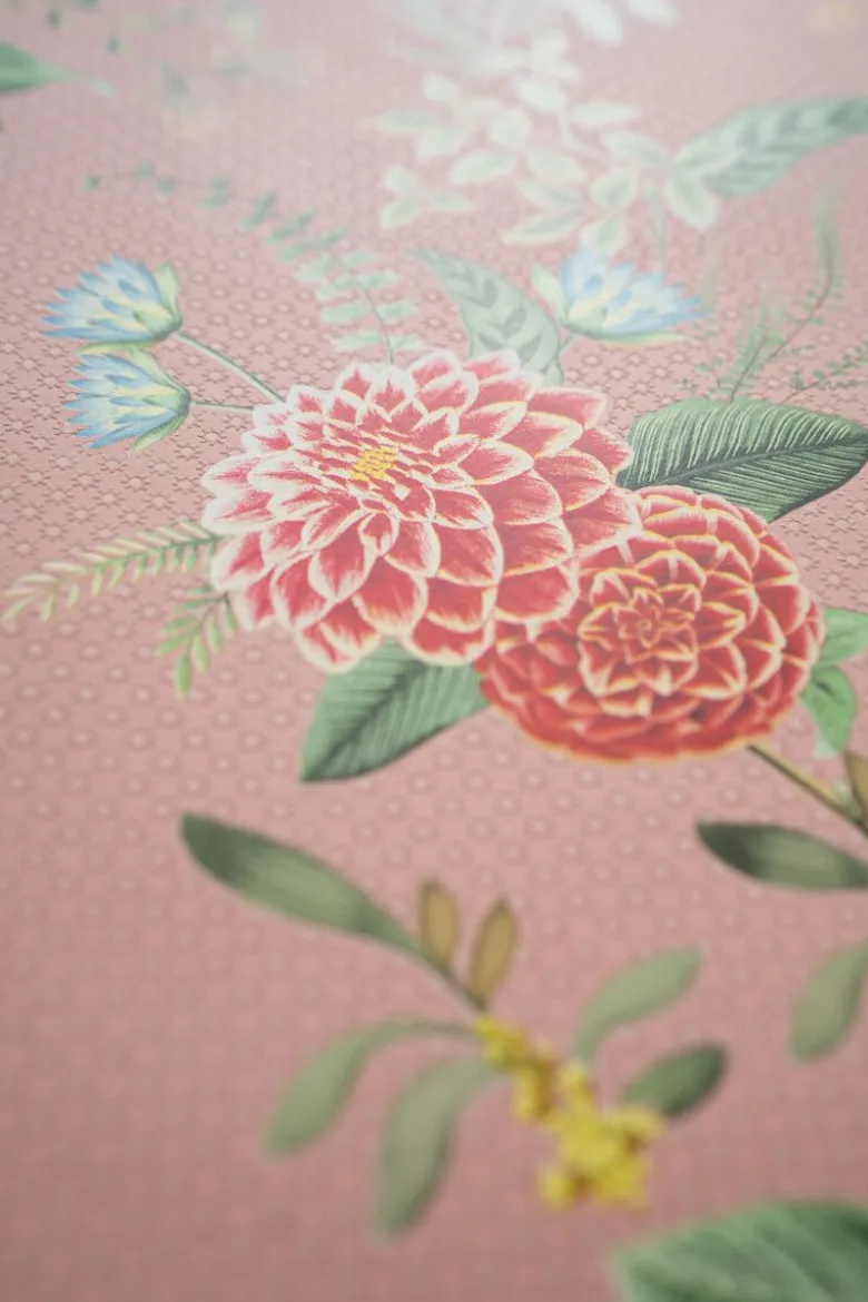 Pip Studio Floris Vliestapete Rosa