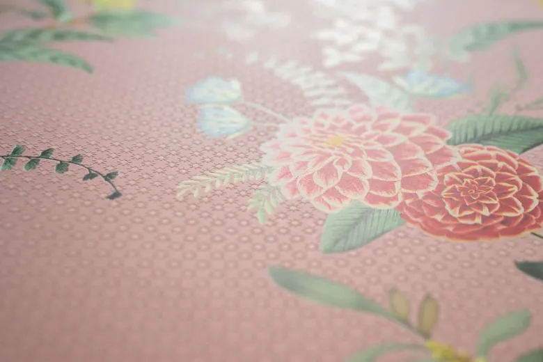 Pip Studio Floris Vliestapete Rosa