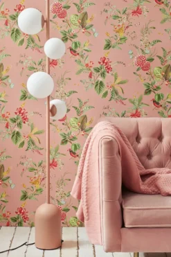 Pip Studio Floris Vliestapete Rosa
