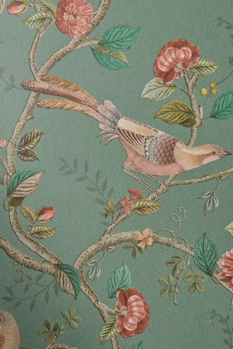 Pip Studio Good Nightingale Vliestapete Grün