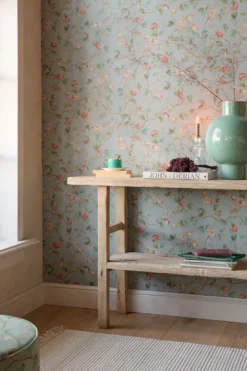 Pip Studio Good Nightingale Vliestapete Hellblau/Grau