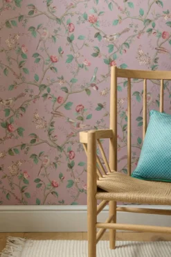 Pip Studio Good Nightingale Vliestapete Rosa Mauve