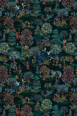 Pip Studio Pip Garden Infinito Wallpower Dunkelblau