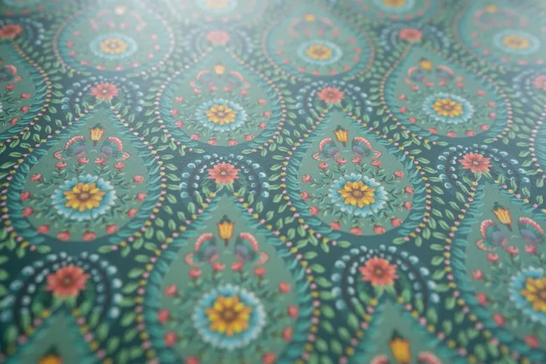 Pip Studio Raindrops Vliestapete Grün