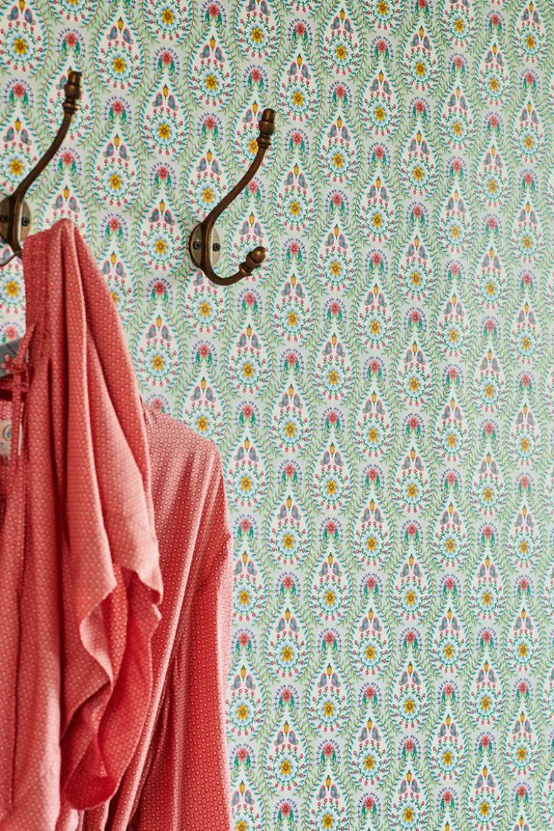 Pip Studio Raindrops Vliestapete Weiss