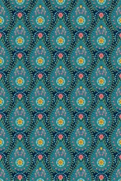 Pip Studio Raindrops Vliestapete Dunkel Blau