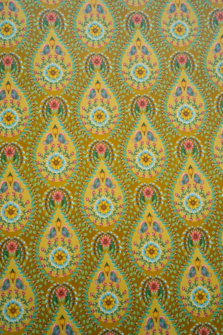 Pip Studio Raindrops Vliestapete Gelb/Ocre
