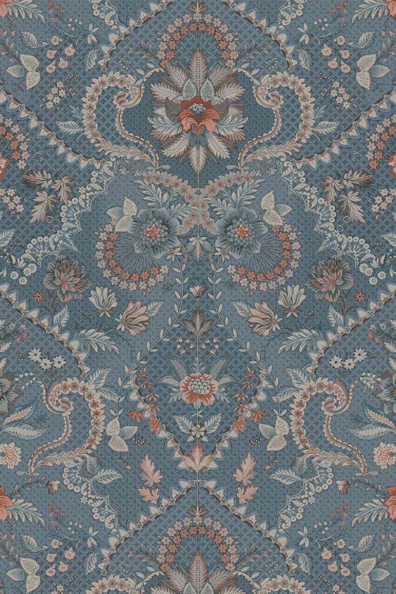 Pip Studio Saluti Vinyltapete Denim Blau