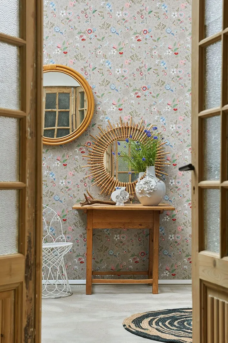 Pip Studio Spring to Life Vliestapete Khaki