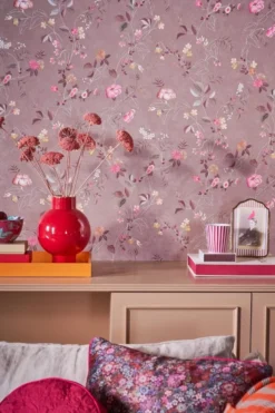 Pip Studio Tokyo Blossom Vliestapete Rosa Mauve