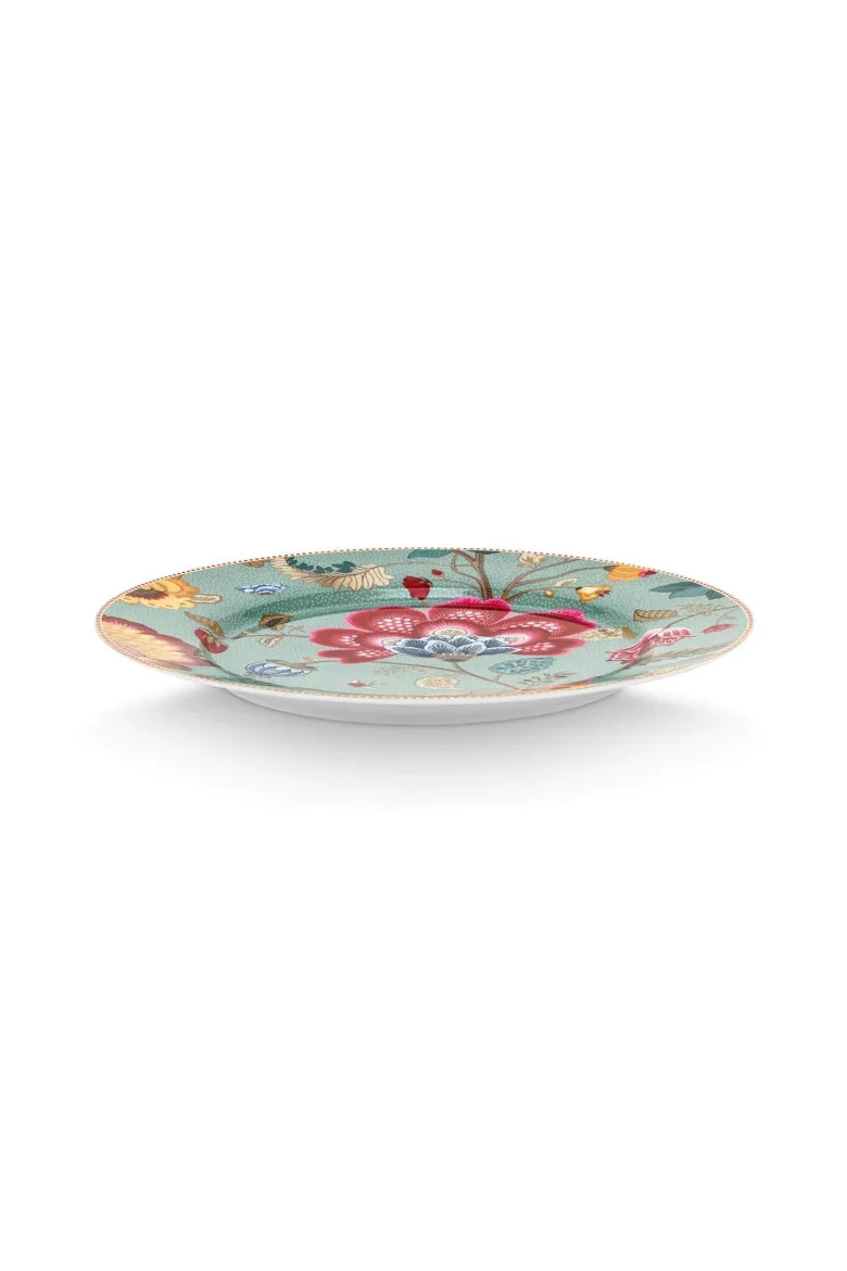 Platzteller Blooming Tales Fantasy Blau 32cm