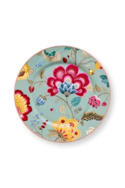 Platzteller Blooming Tales Fantasy Blau 32cm