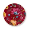 Platzteller Blooming Tales Fantasy Dunkelrot 32cm