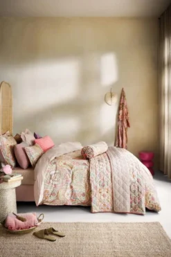 Quilt Jabali Flower Koralle