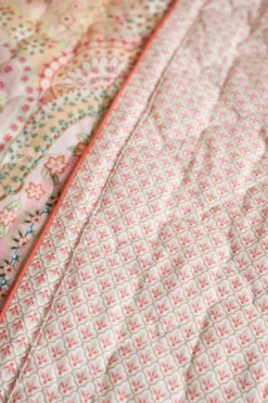 Quilt Jabali Flower Koralle