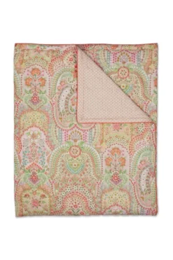Quilt Jabali Flower Koralle