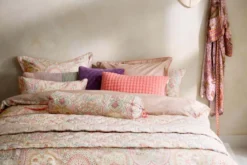 Quilt Jabali Flower Koralle