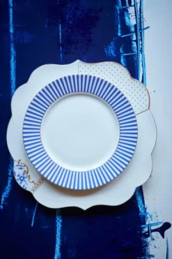 Royal Stripes Frühstücksteller Blau 21 cm