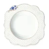 Royal White Suppenteller Golden Dots 23,5 cm