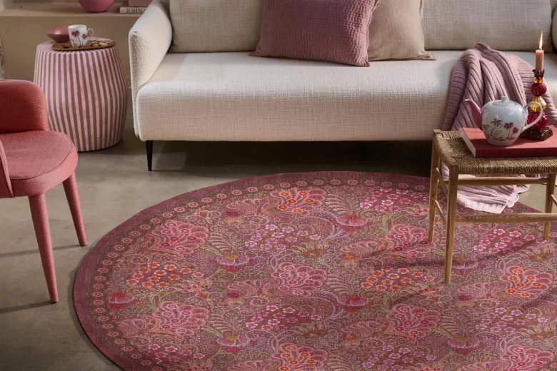 Runde Teppich Kitenge by Pip Terra