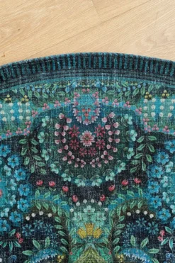 Runde Teppich Moon Delight by Pip Dunkelblau
