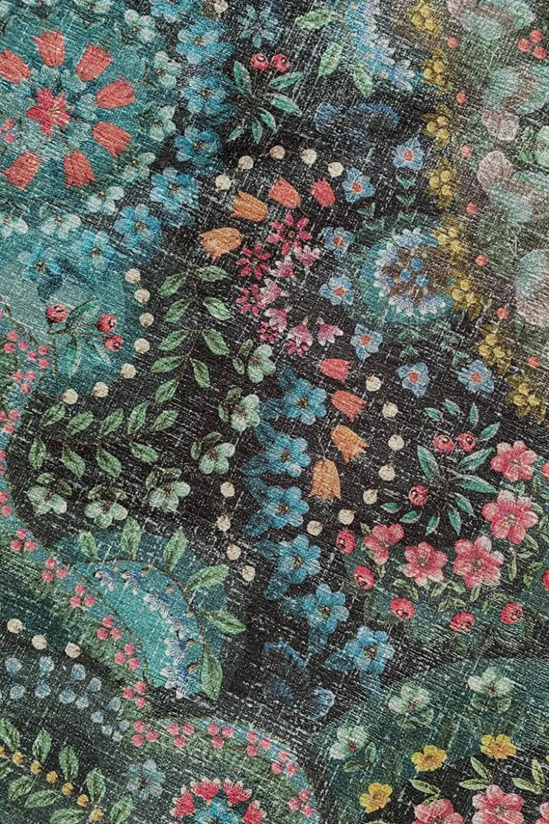 Runde Teppich Moon Delight by Pip Dunkelblau