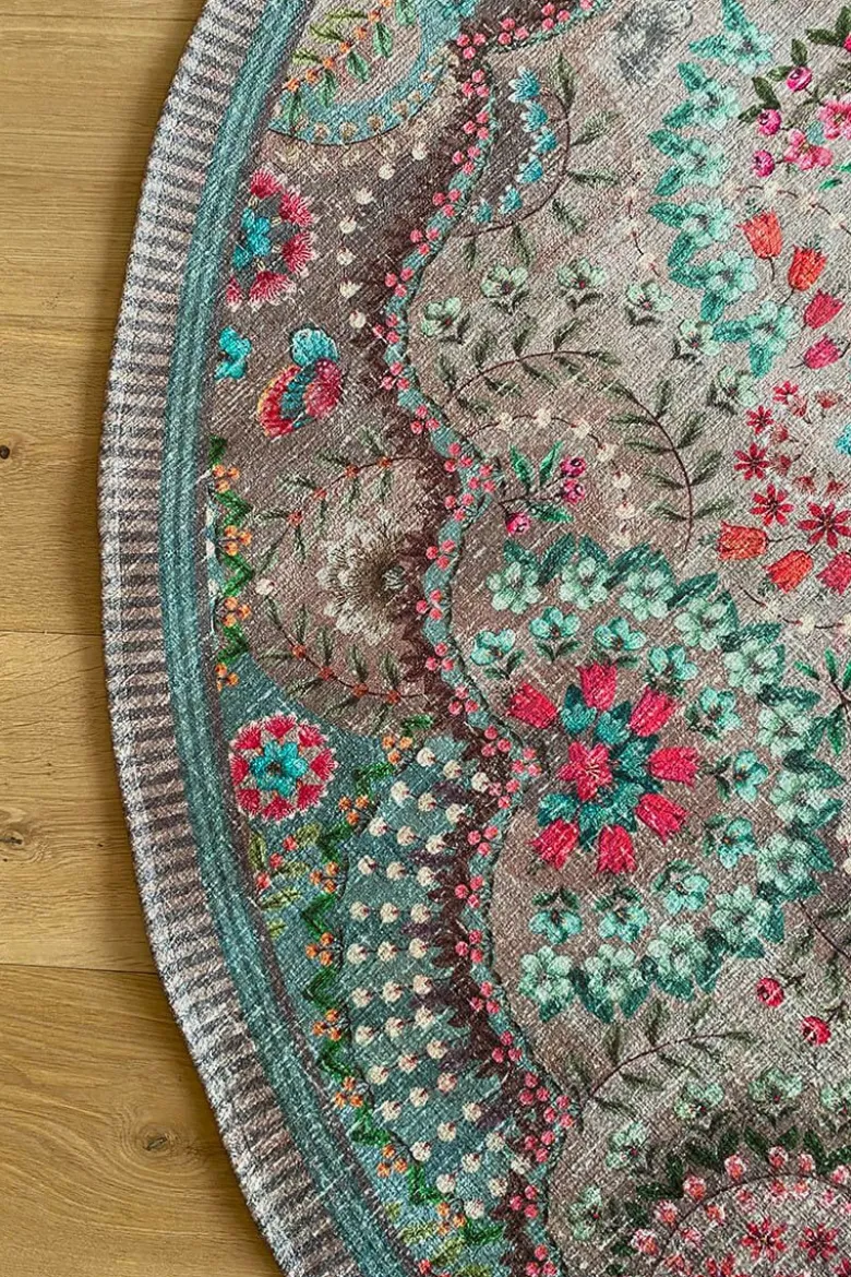 Runde Teppich Moon Delight by Pip Pastell Khaki