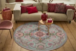 Runde Teppich Moon Delight by Pip Pastell Khaki