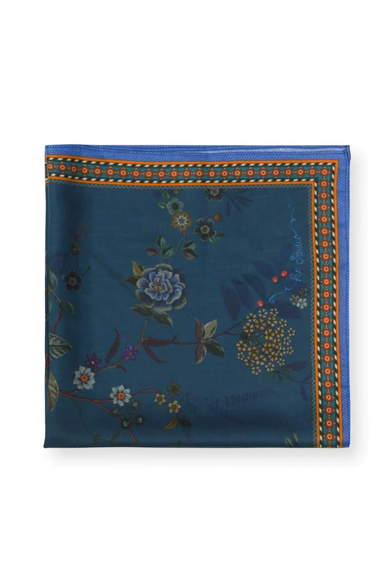 Schal Bodhi Flower Blau