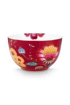 Schale Blooming Tales Fantasy Dunkelrot 23cm