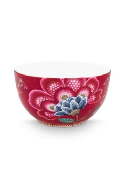 Schale Blooming Tales Fantasy Dunkelrot 18cm