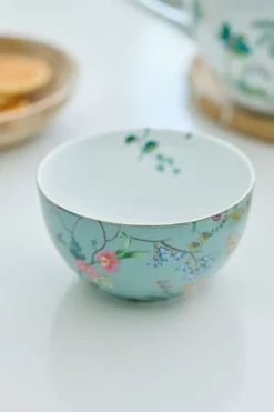 Schale Jolie Blumen Blau 12cm