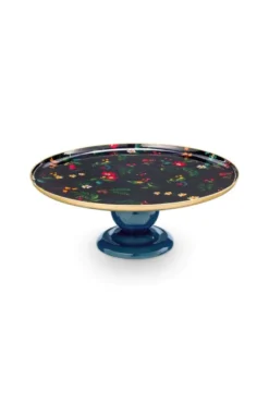 Schale Metall Kugel Berry Blues Blau 24cm