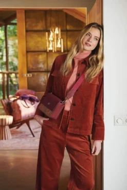 Schultertasche Fenna Klein Jabali Rot