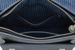 Schultertasche Fenna Mittelgroß Il Ricamo Blau