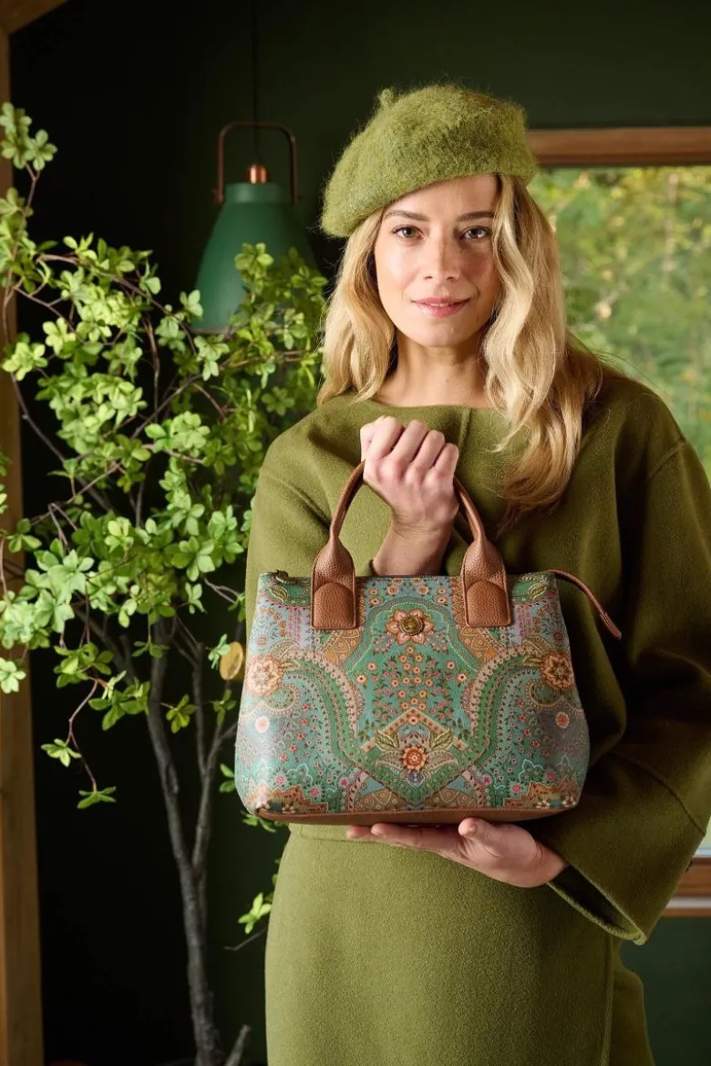 Schultertasche Fia Mittelgroß Jabali Grün
