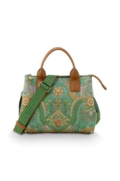Schultertasche Fia Mittelgroß Jabali Grün