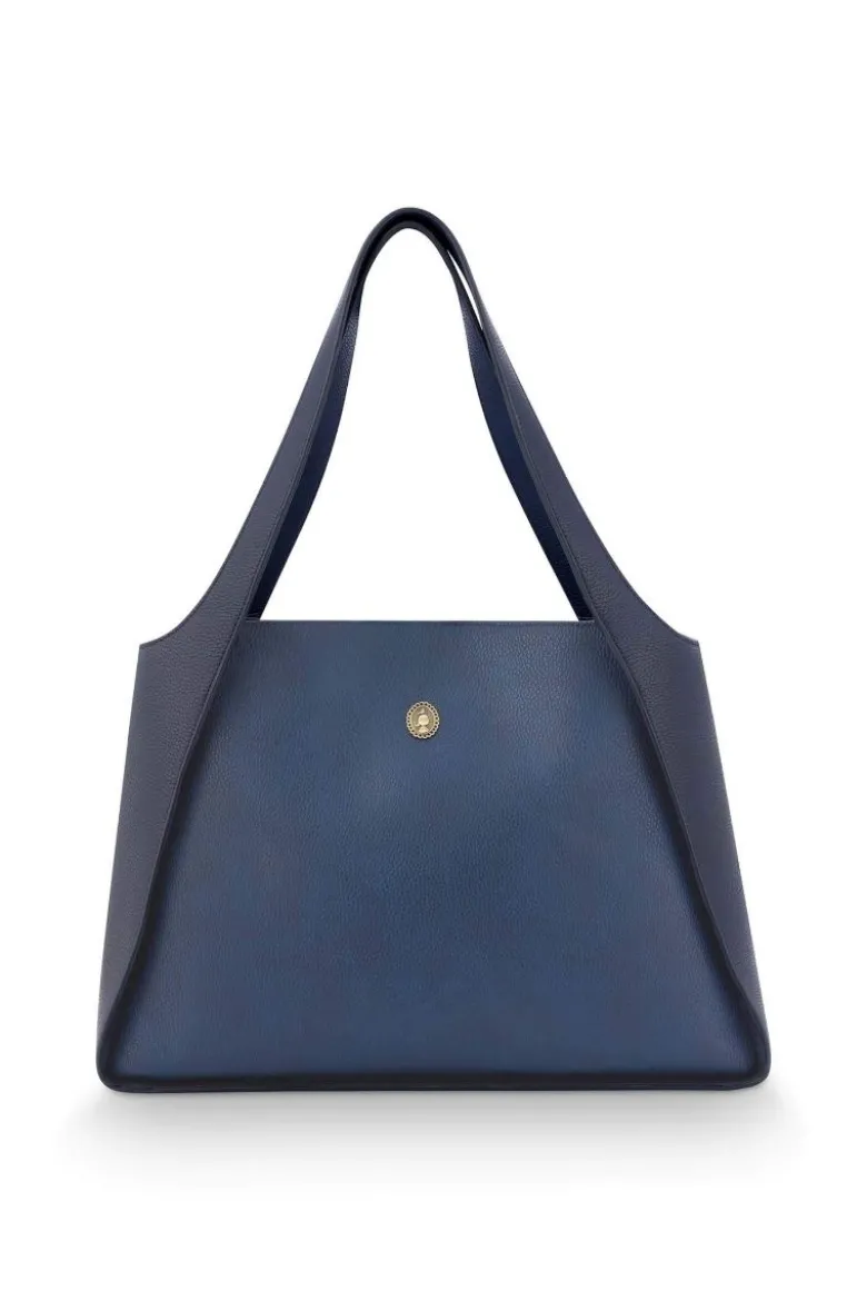 Schultertasche Filou Groß Blau