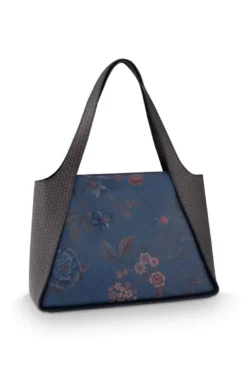 Schultertasche Filou Groß Bodhi Flower Blau