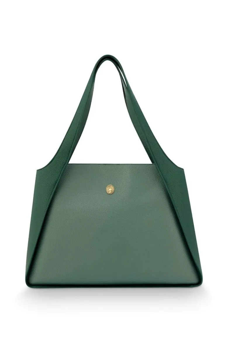 Schultertasche Filou Groß Grün