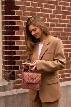 Schultertasche Frances Klein Imani Rot