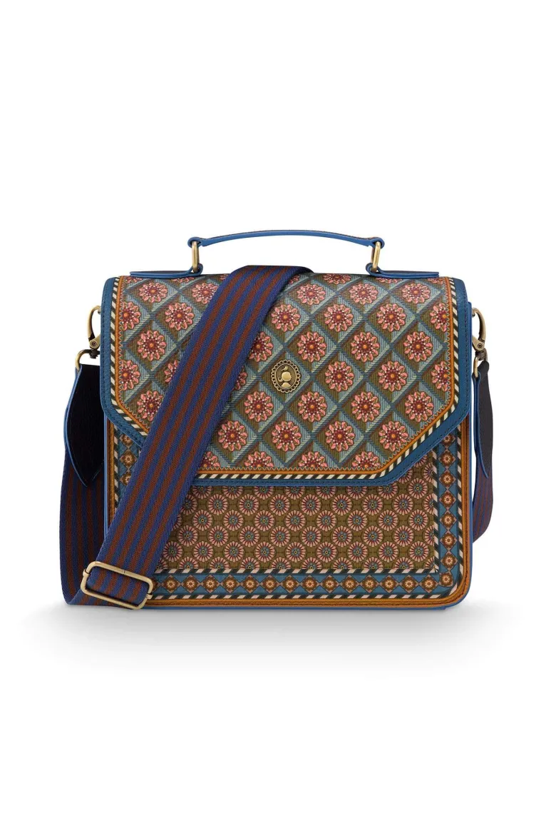 Schultertasche Frances Mittelgroß Imani Blau