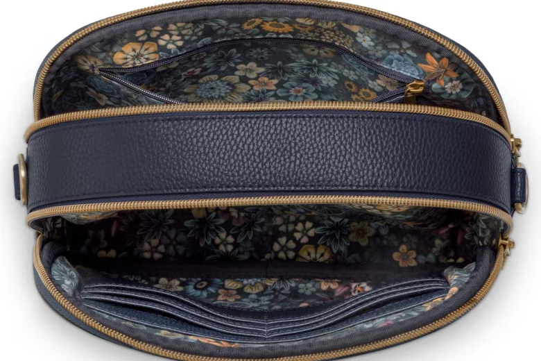 Schultertasche Frida Mittelgroß Blau