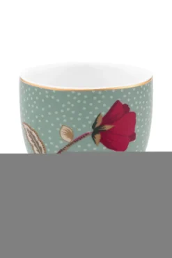 Set/4 Egg Cups Blooming Tales Fantasy Blue