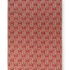 Set/2 Geschirrtüchern Blooming Tales Bustani-Pashmina Dunkelrot