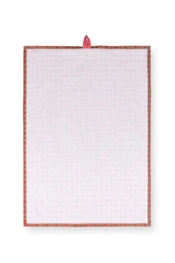 Set/2 Geschirrtüchern Blooming Tales Bustani-Pashmina Dunkelrot