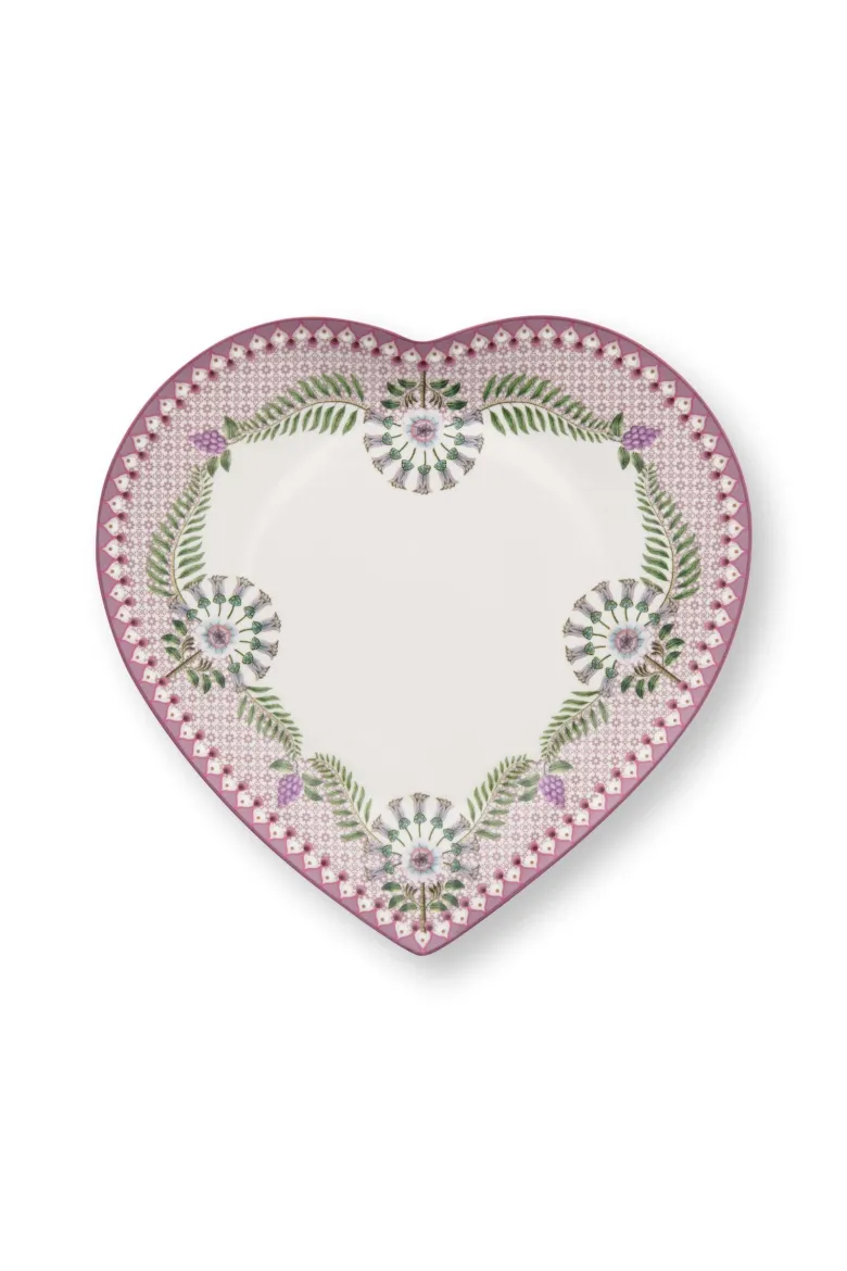 Set/2 Herz Form Teller Lily&Lotus Lila 21.5cm