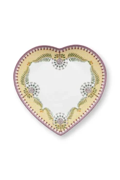 Set/2 Herz Form Teller Lily&Lotus Gelb 21.5cm