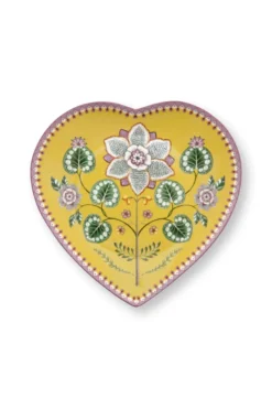 Set/2 Herz Form Teller Lily&Lotus Gelb 21.5cm