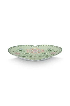 Set/2 Herz Form Teller Lily&Lotus Hell Grün 21.5cm